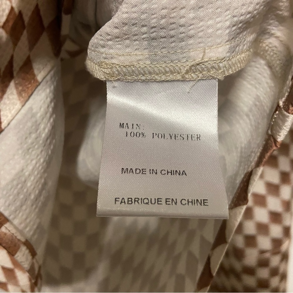 C/Meo Collective Check Oversized Button Up Brown/… - image 6